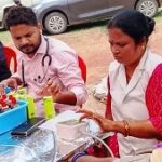 सूरजपुर के कोल्हुआ में 398 ग्रामीणों का हुआ नि:शुल्क स्वास्थ्य परीक्षण
